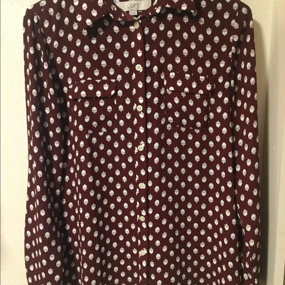 LOFT Acorn Blouse